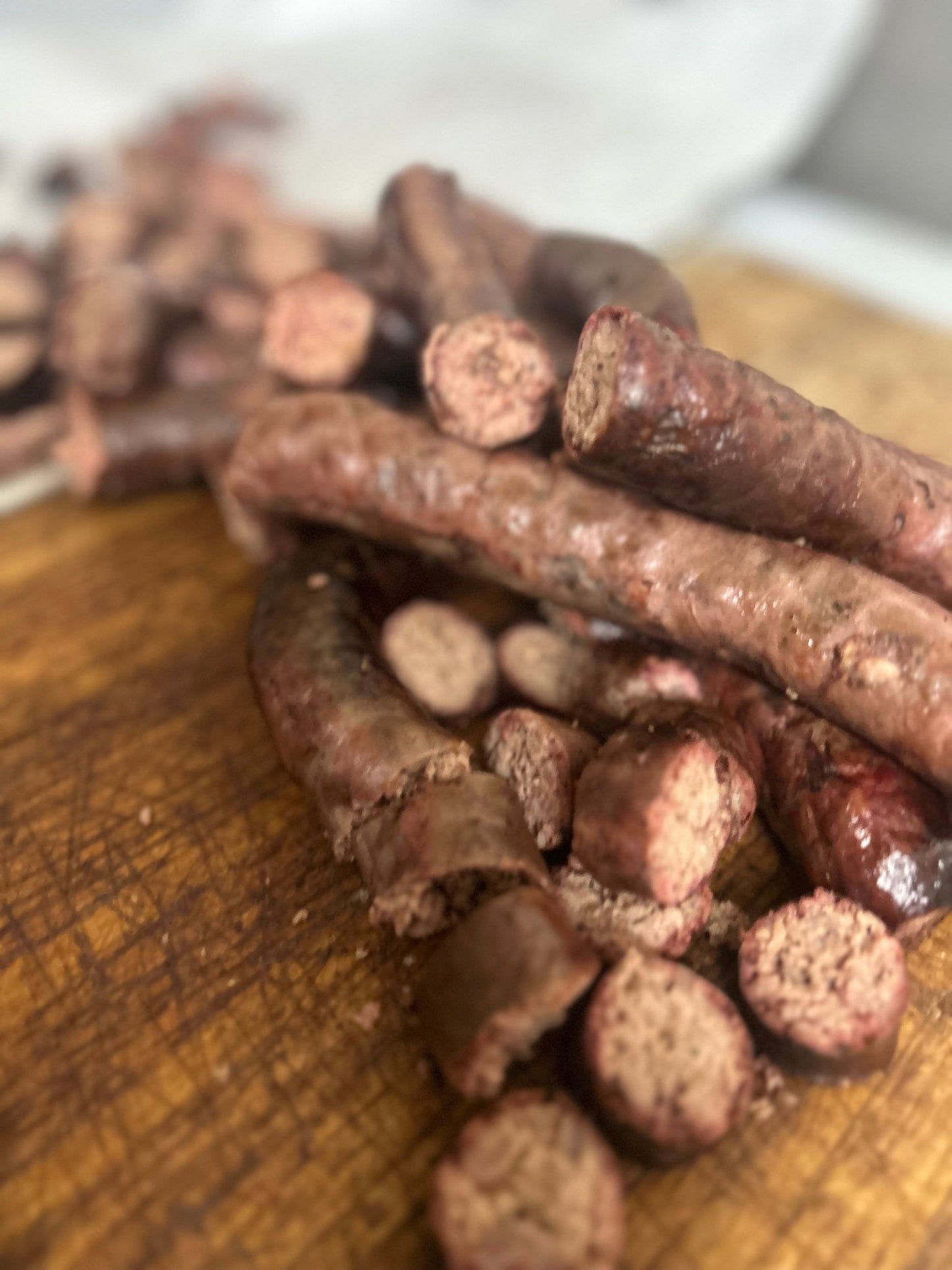 PawsTHRIVE Smoked Stuffed Sausage and Smoked Jerky - pawsTHRIVE Processing