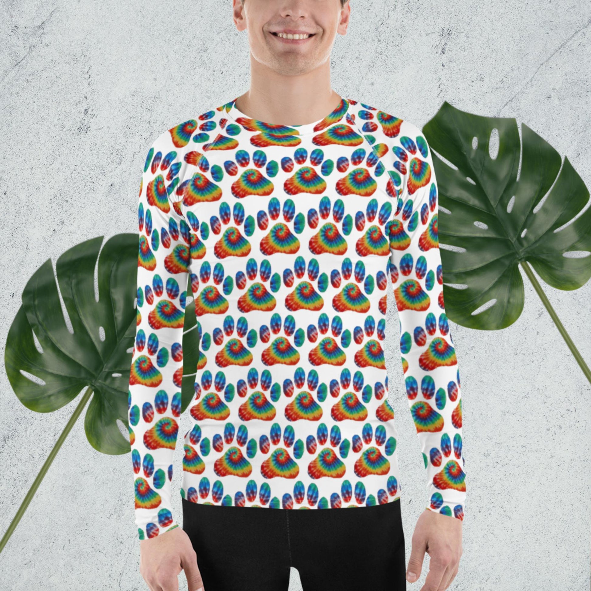 Men's Rash Guard - pawsTHRIVE Processing