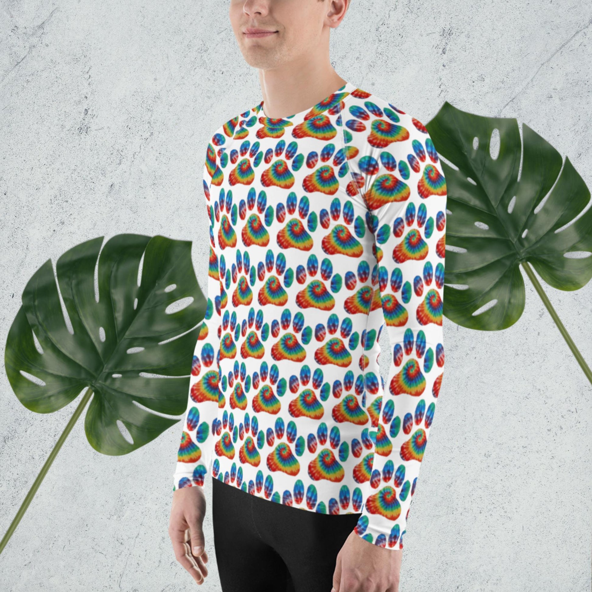 Men's Rash Guard - pawsTHRIVE Processing