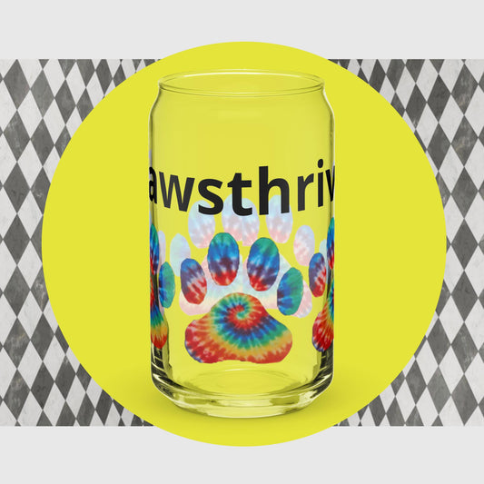 Can - shaped glass - pawsTHRIVE Processing