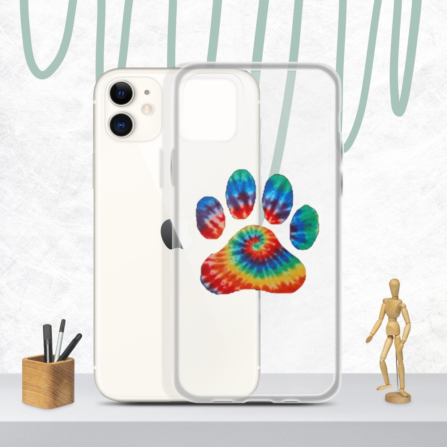 Clear Case for iPhone® - pawsTHRIVE Processing