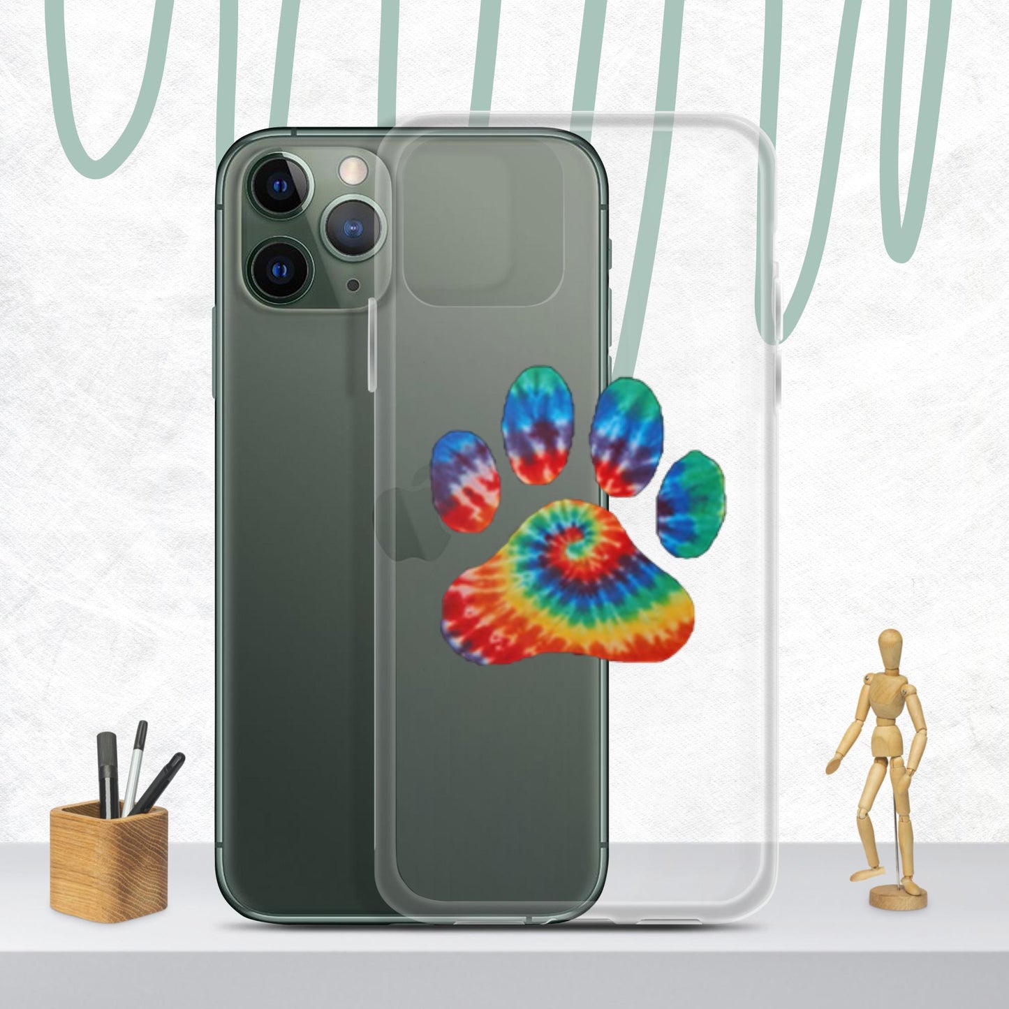 Clear Case for iPhone® - pawsTHRIVE Processing