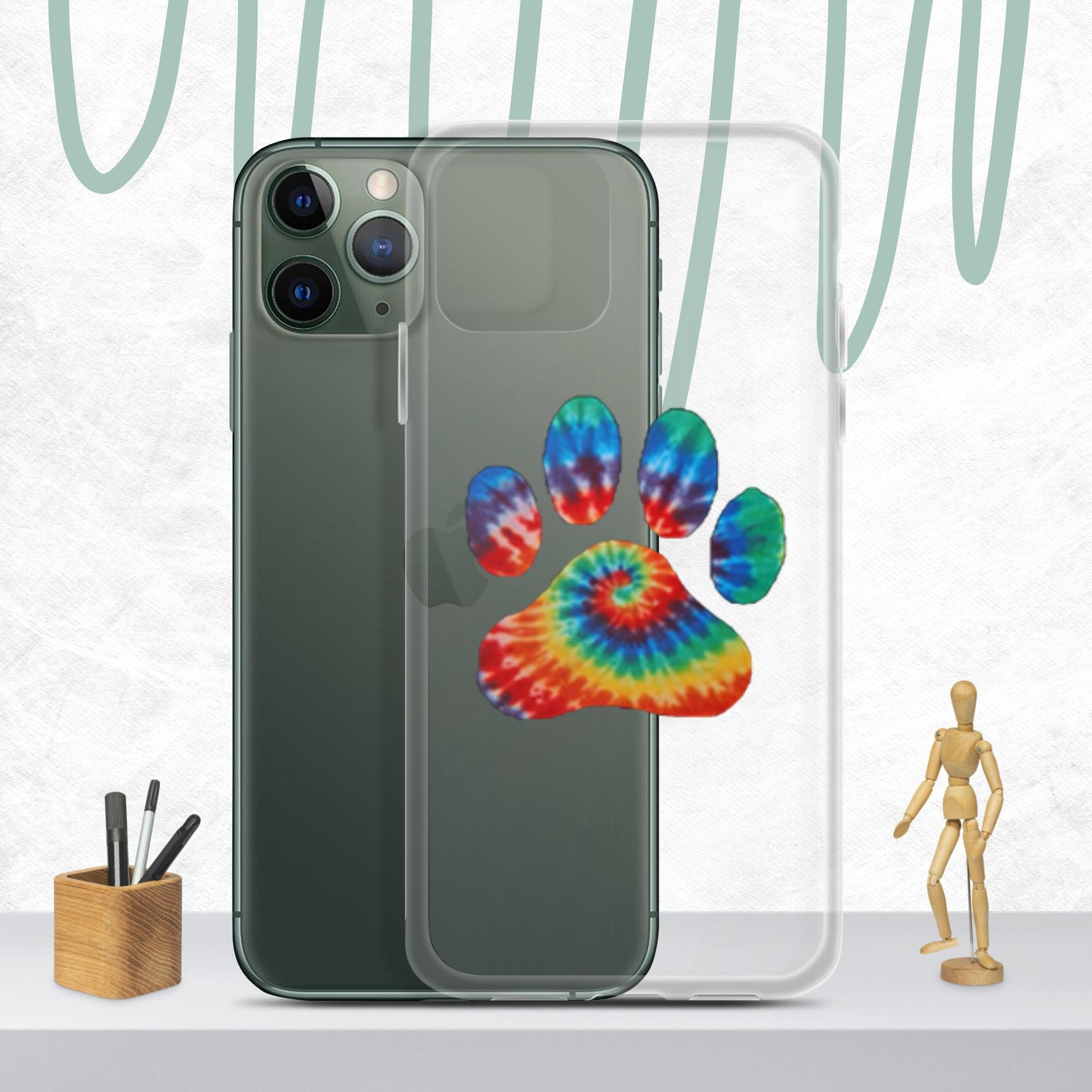 Clear Case for iPhone® - pawsTHRIVE Processing