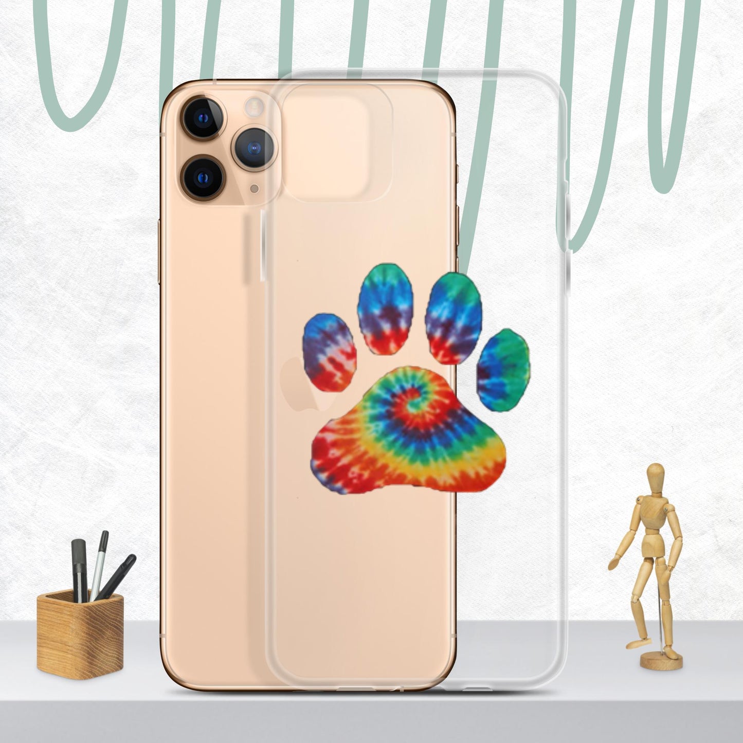 Clear Case for iPhone® - pawsTHRIVE Processing