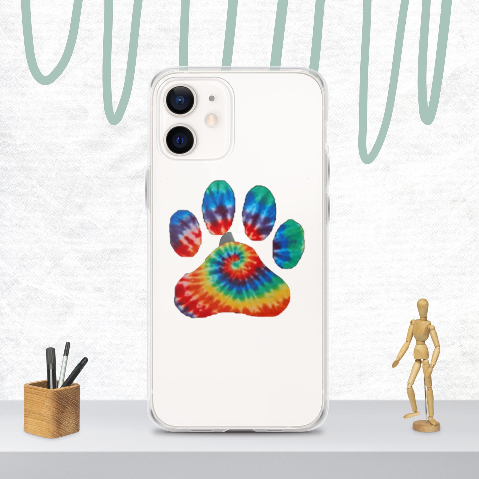 Clear Case for iPhone® - pawsTHRIVE Processing