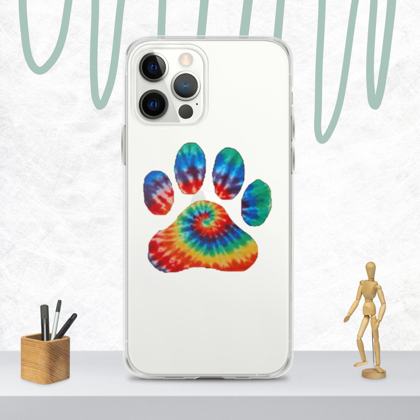 Clear Case for iPhone® - pawsTHRIVE Processing