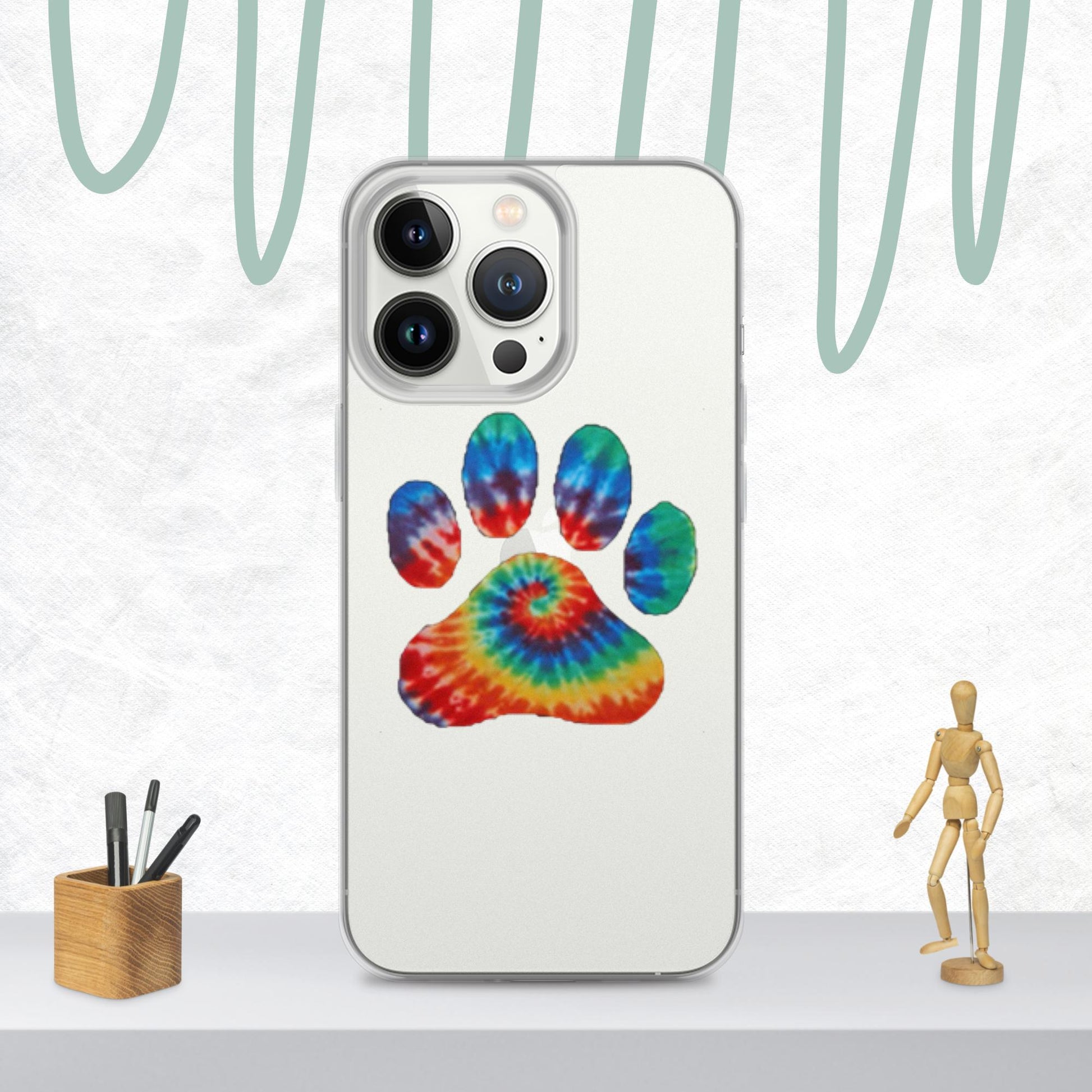 Clear Case for iPhone® - pawsTHRIVE Processing