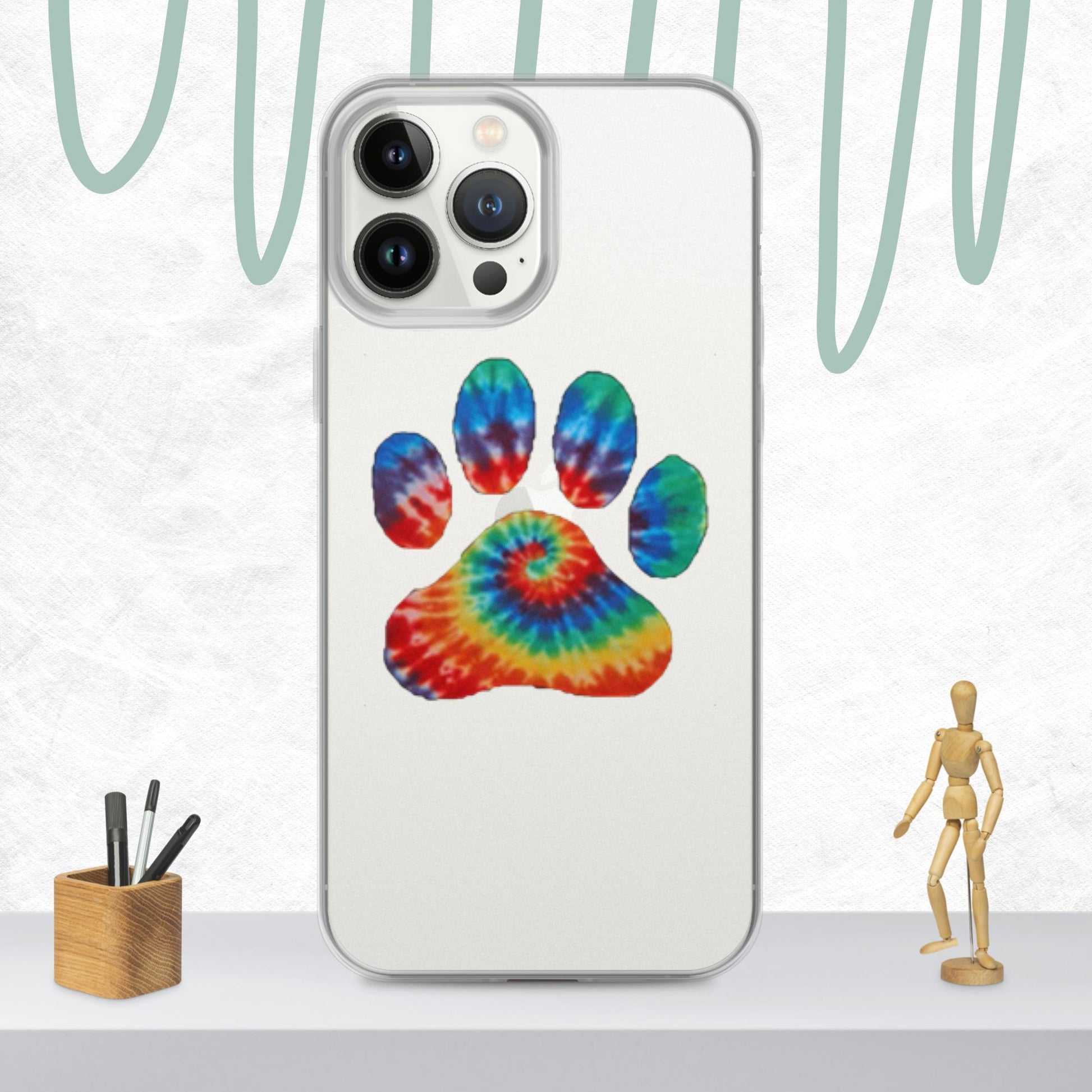 Clear Case for iPhone® - pawsTHRIVE Processing