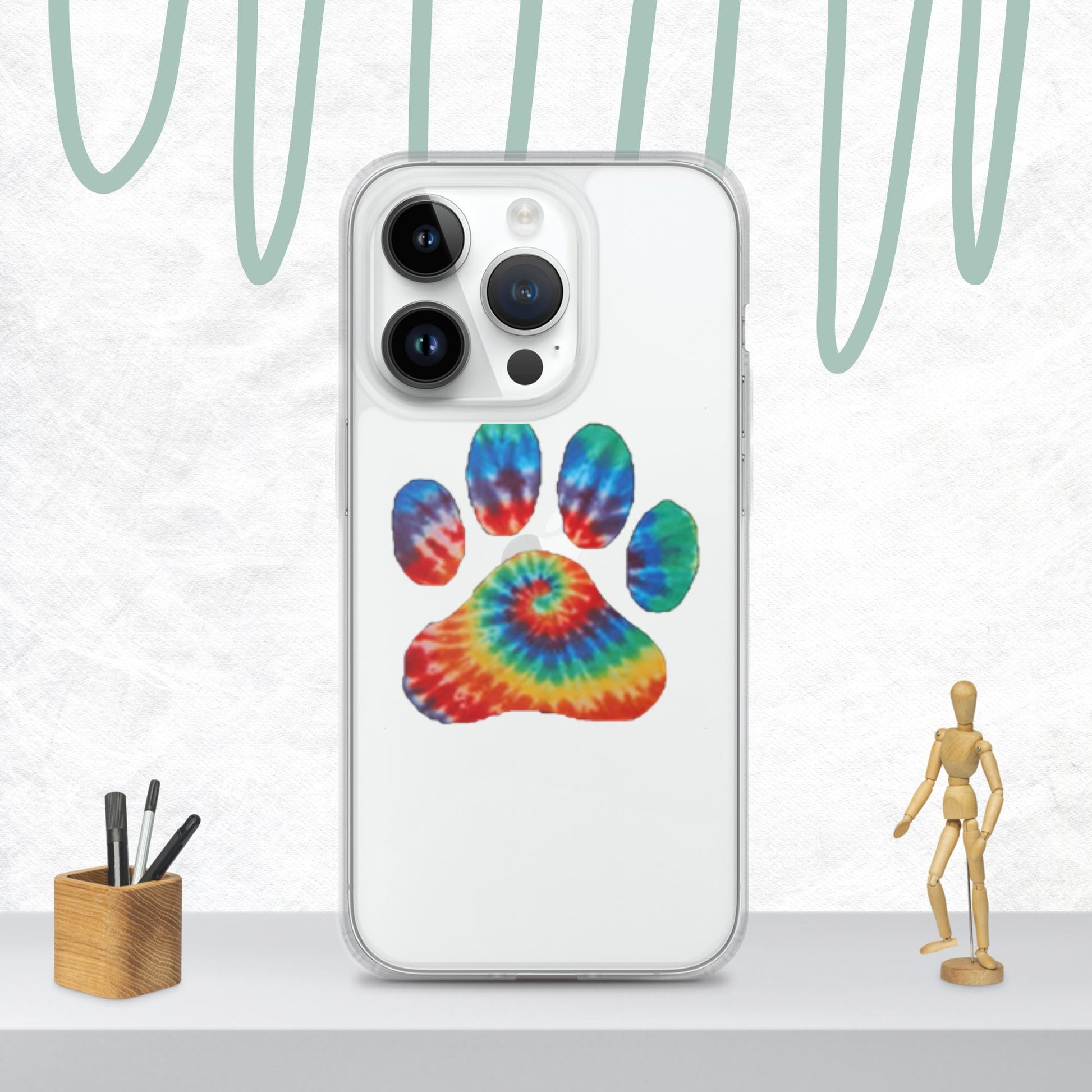 Clear Case for iPhone® - pawsTHRIVE Processing