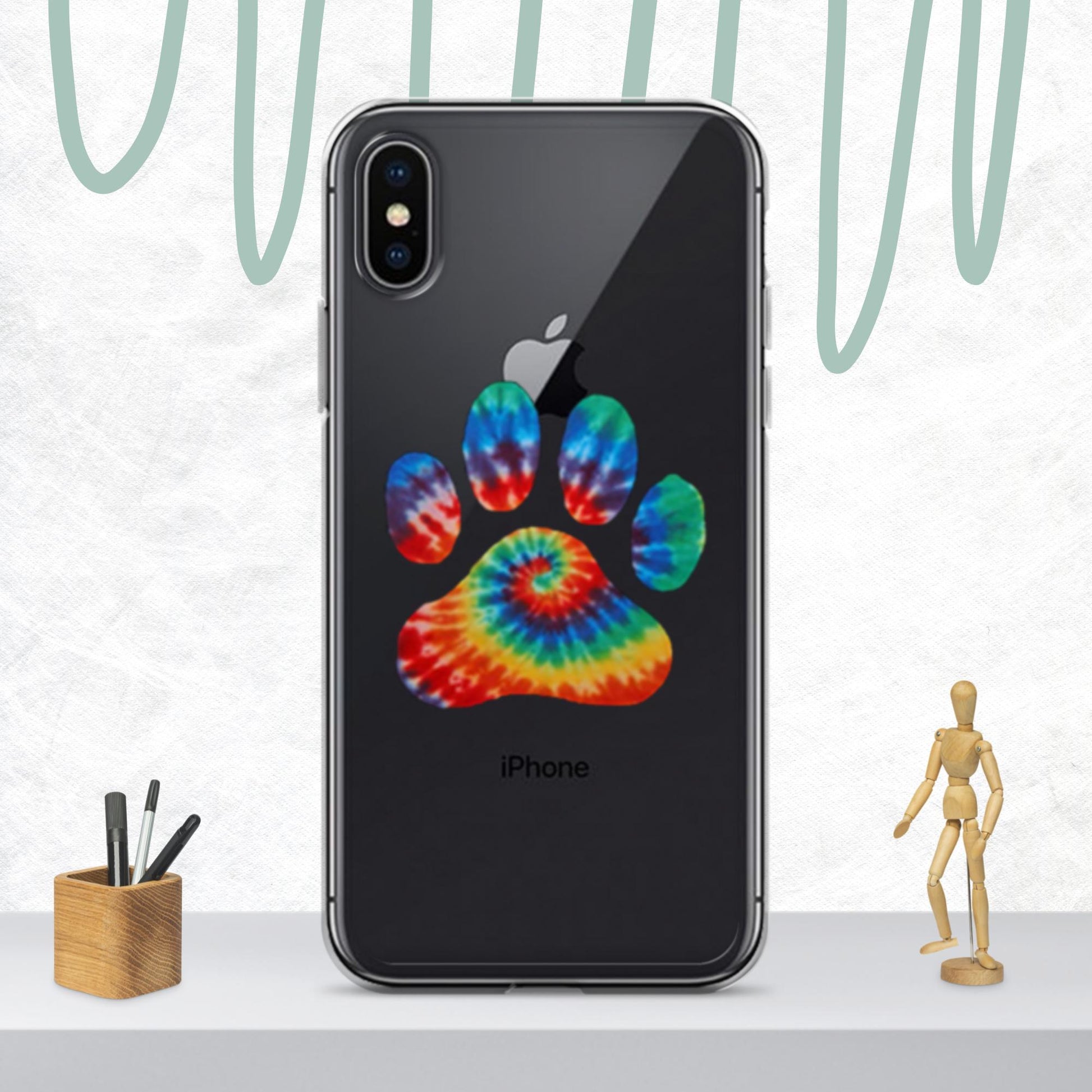 Clear Case for iPhone® - pawsTHRIVE Processing