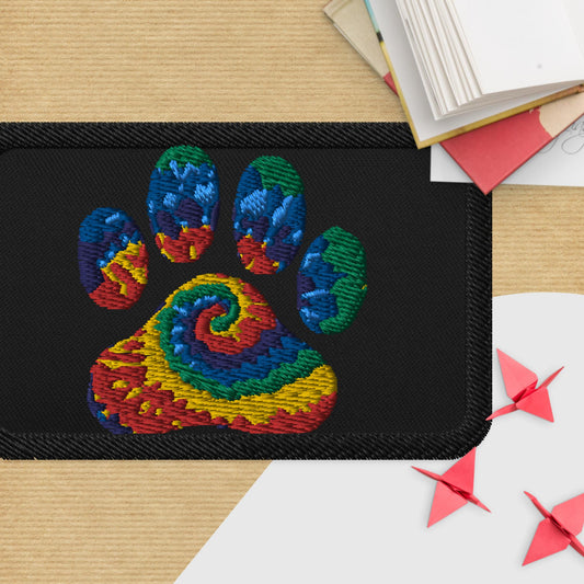 Embroidered patches - pawsTHRIVE Processing