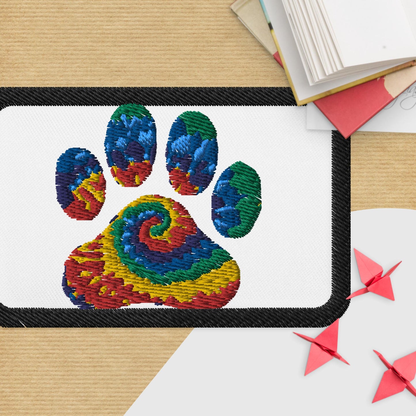 Embroidered patches - pawsTHRIVE Processing