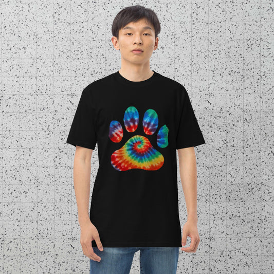 Men’s premium heavyweight tee - pawsTHRIVE Processing