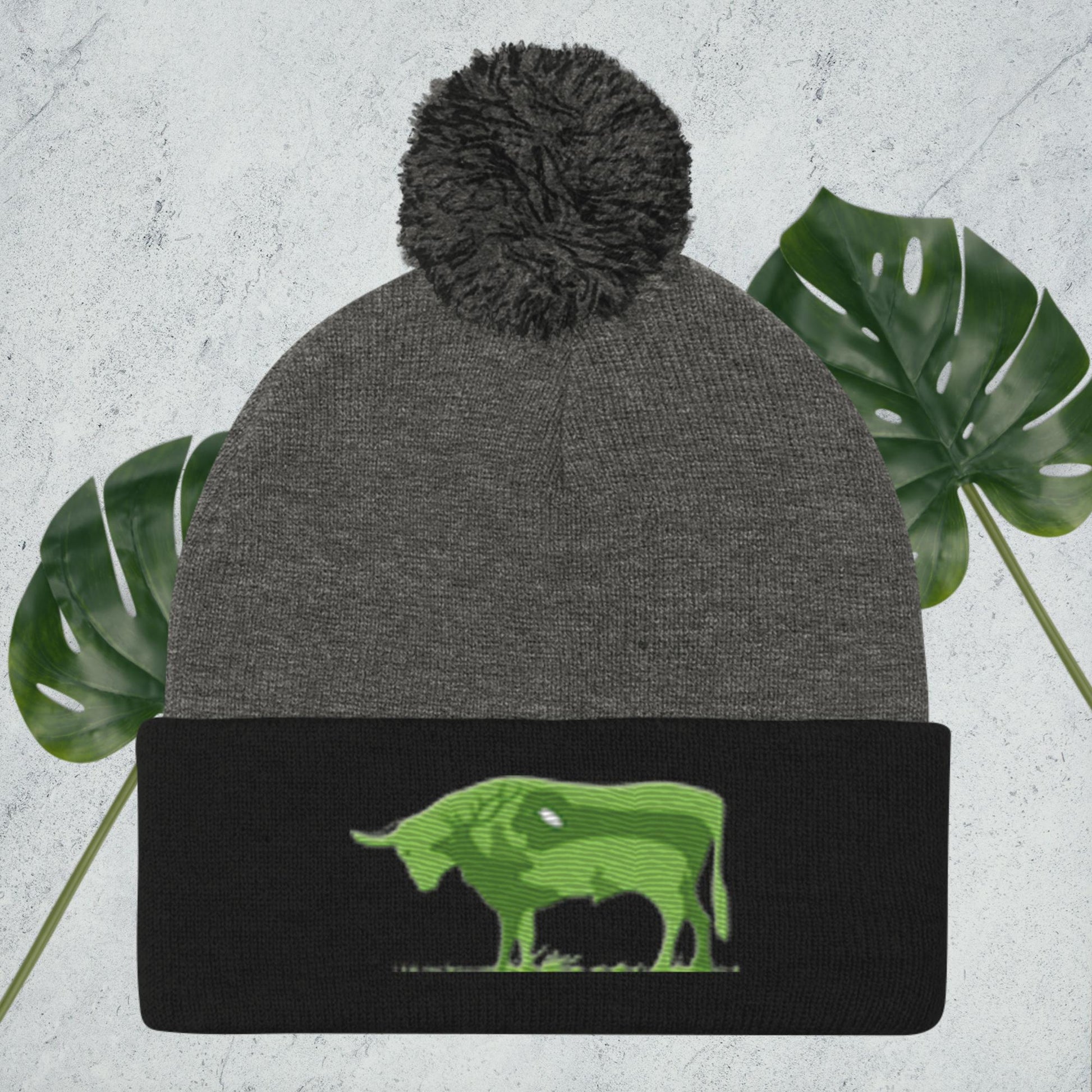 Pom - Pom Beanie - pawsTHRIVE Processing