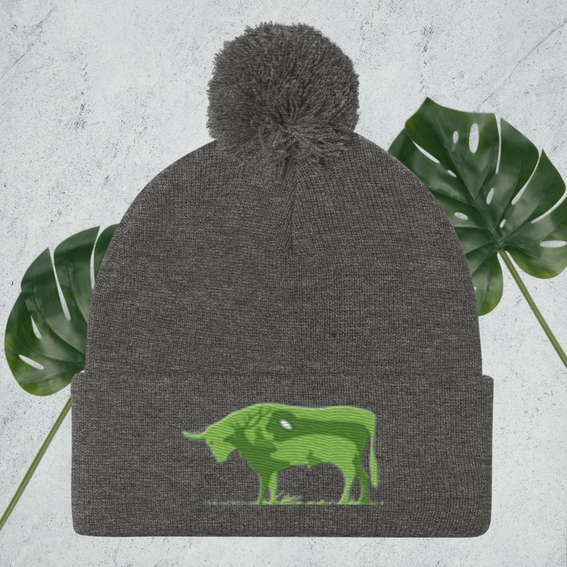 Pom - Pom Beanie - pawsTHRIVE Processing