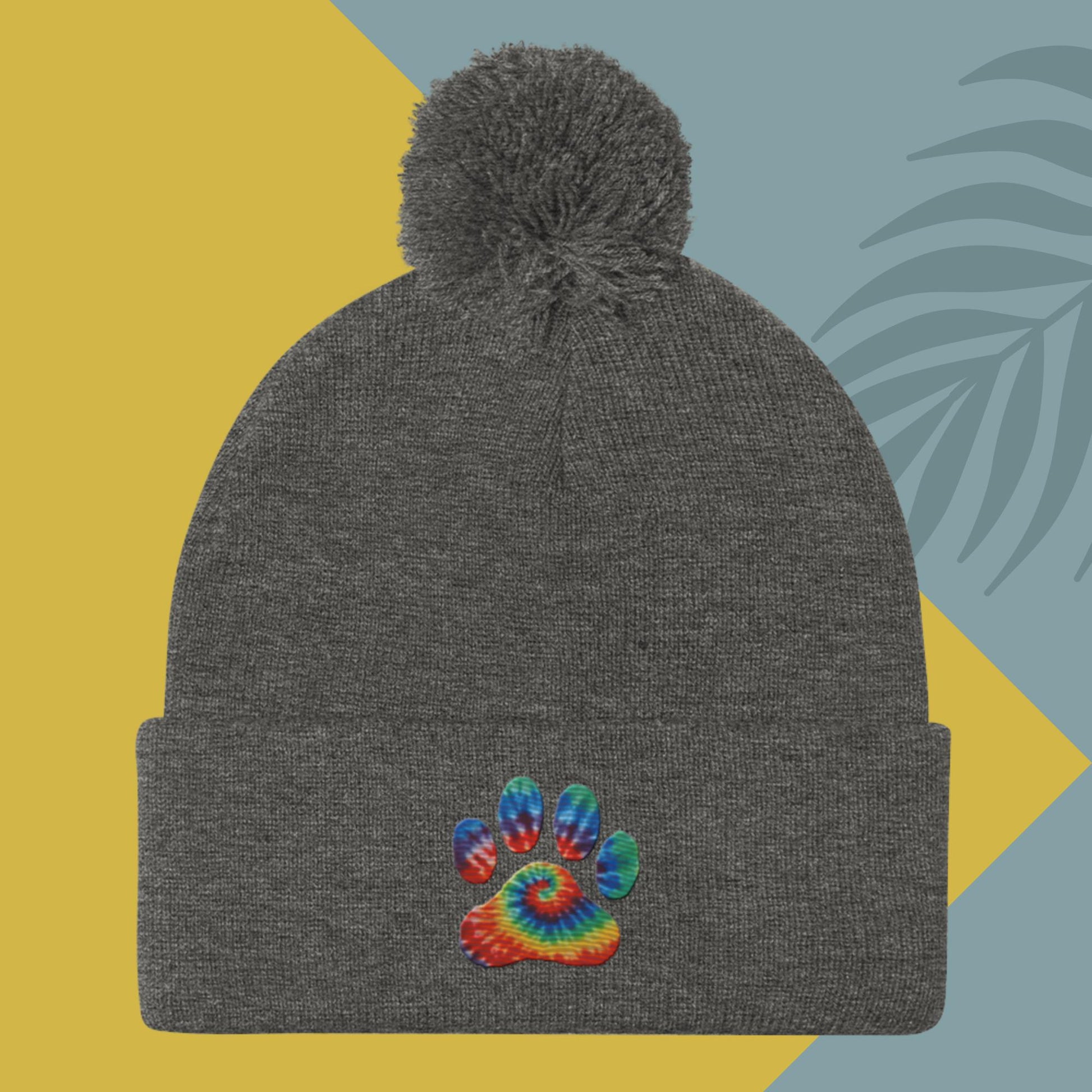 Pom - Pom Beanie - pawsTHRIVE Processing