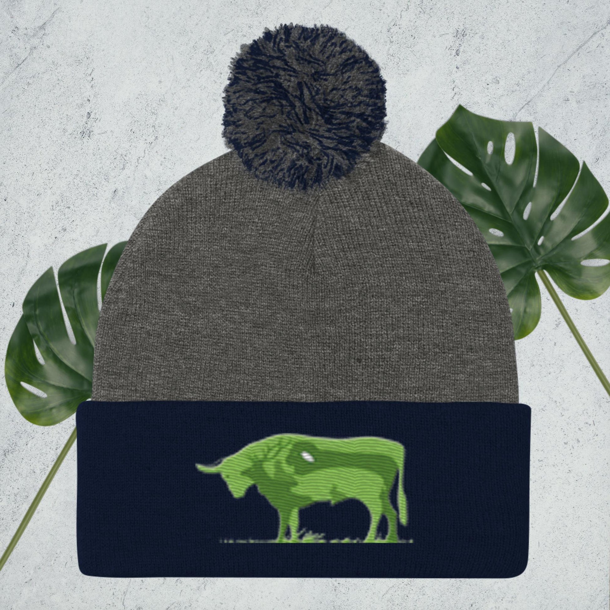 Pom - Pom Beanie - pawsTHRIVE Processing