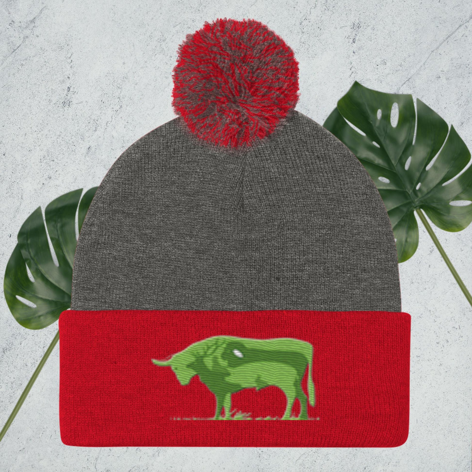 Pom - Pom Beanie - pawsTHRIVE Processing