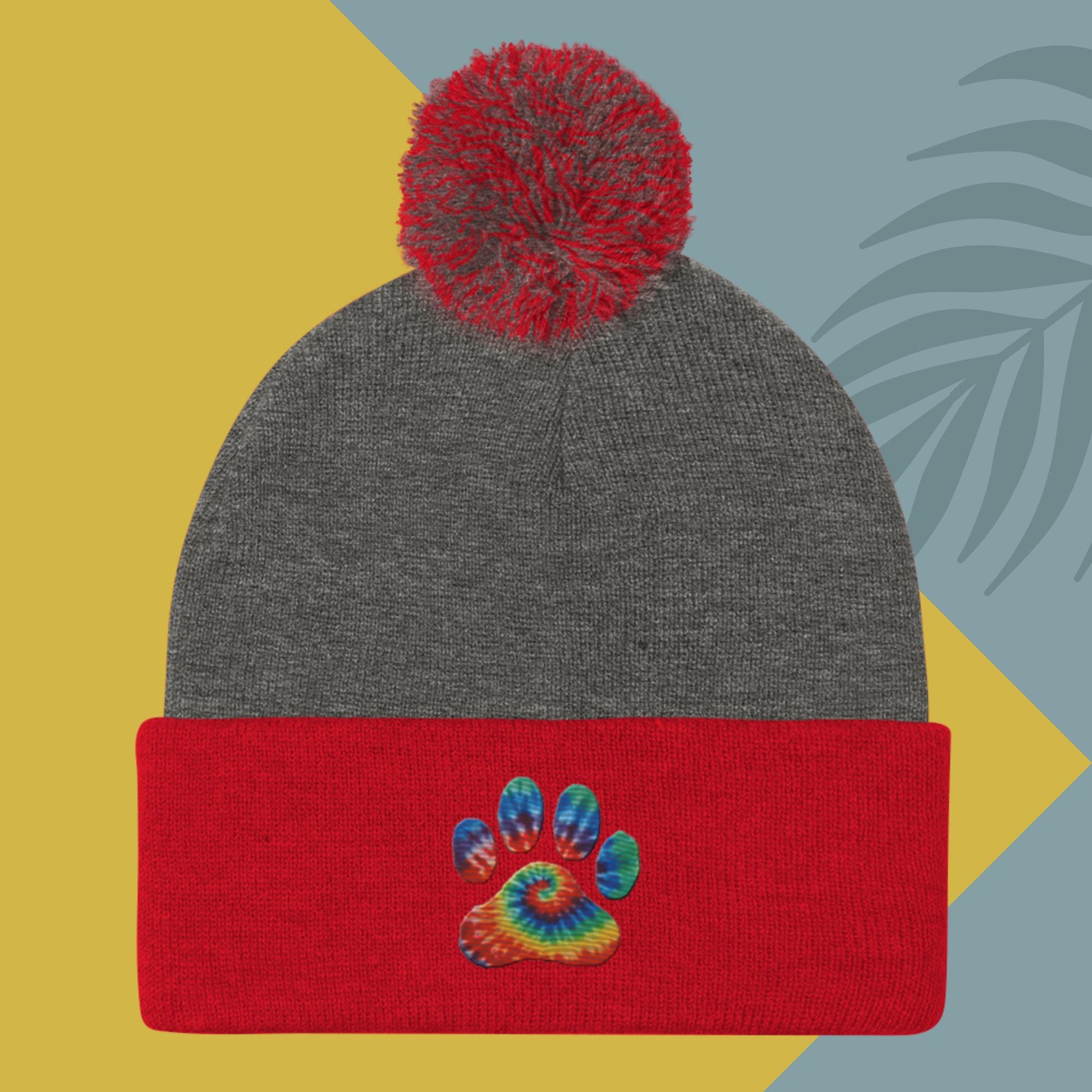 Pom - Pom Beanie - pawsTHRIVE Processing