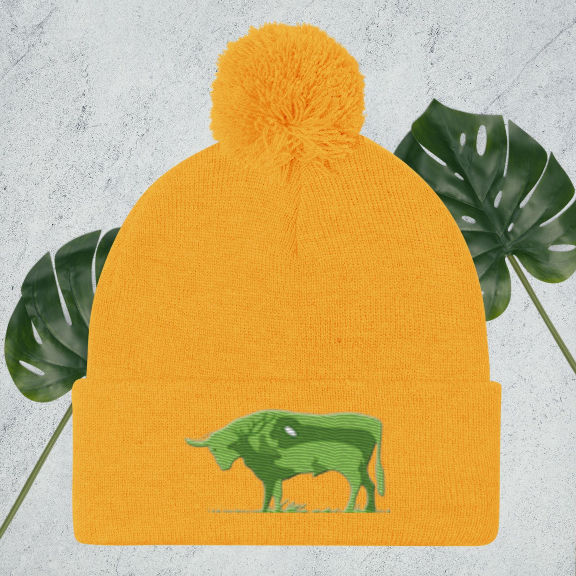 Pom - Pom Beanie - pawsTHRIVE Processing