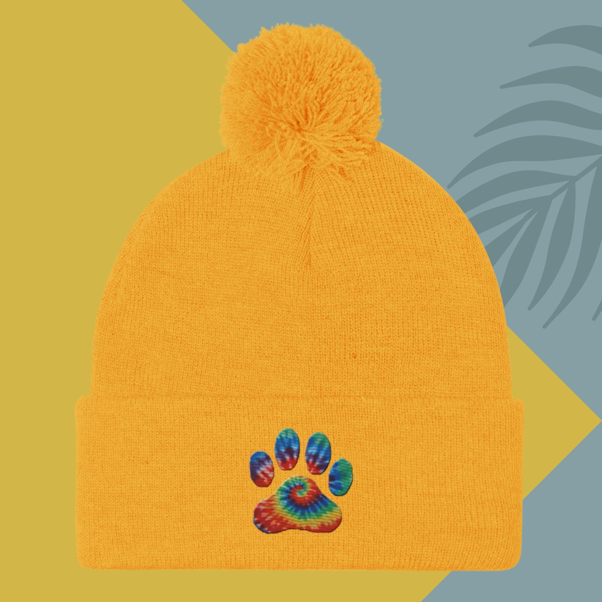 Pom - Pom Beanie - pawsTHRIVE Processing