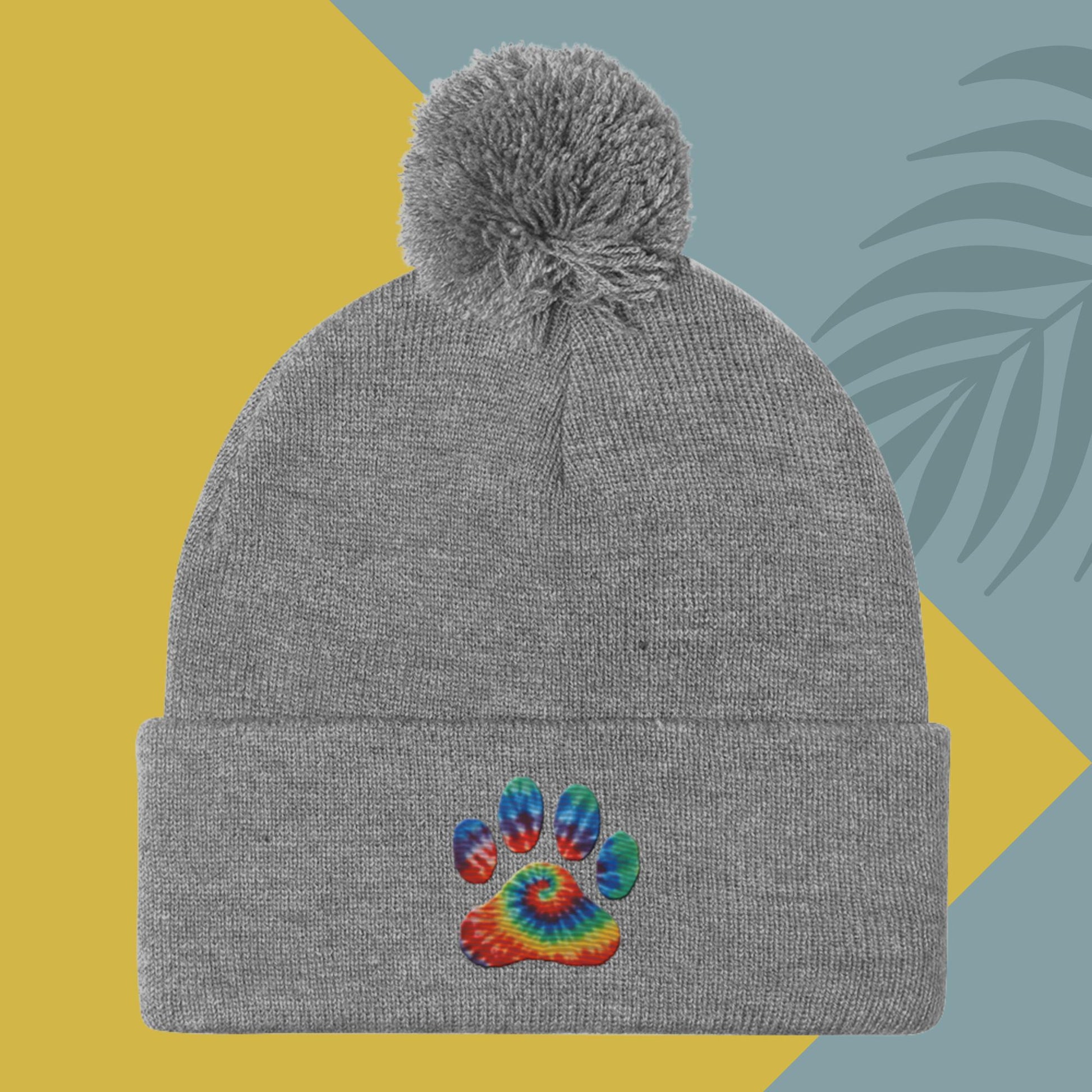 Pom - Pom Beanie - pawsTHRIVE Processing