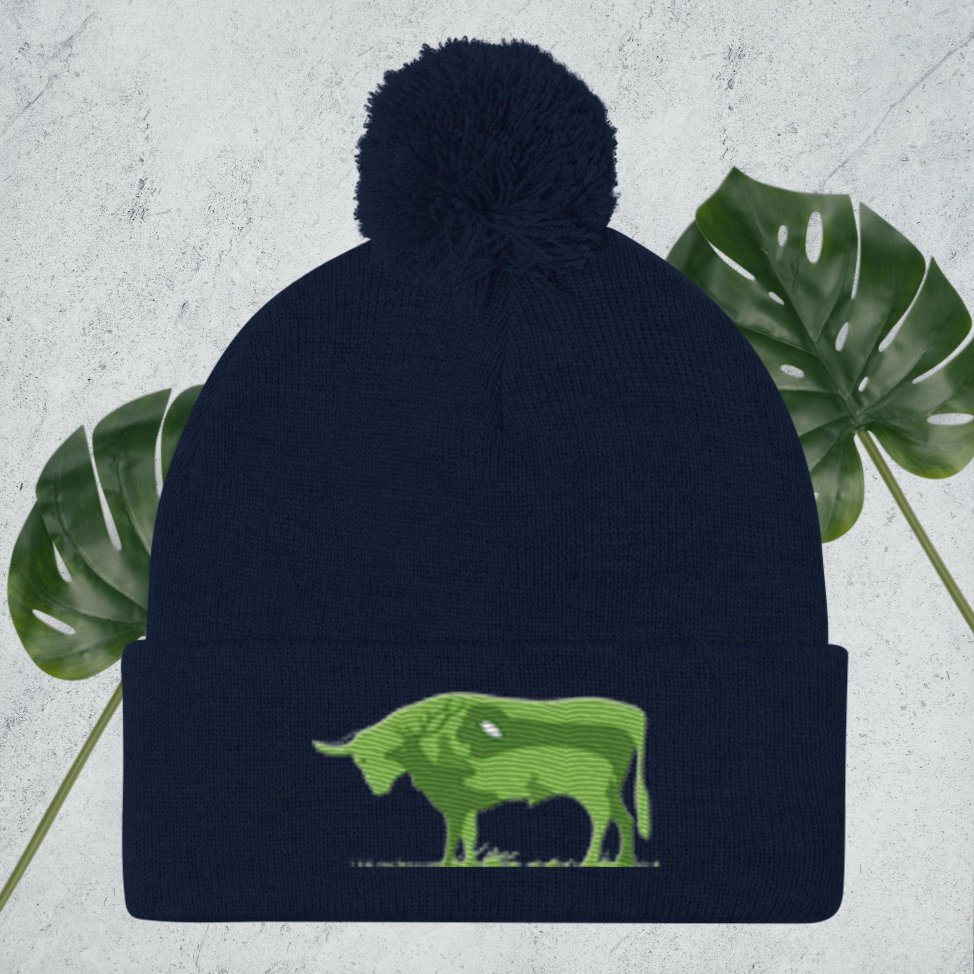 Pom - Pom Beanie - pawsTHRIVE Processing