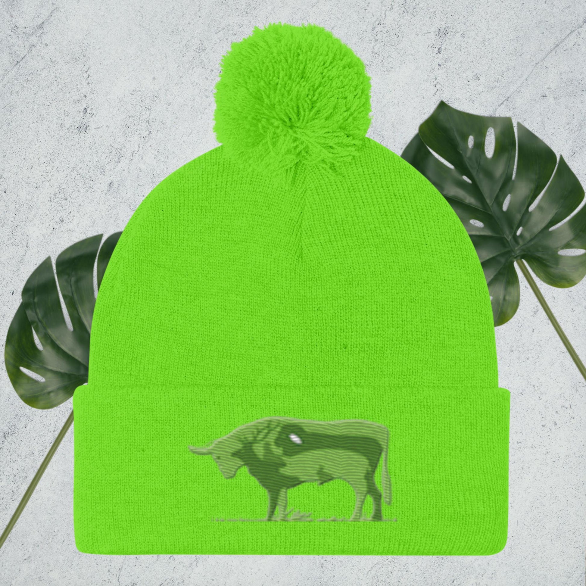 Pom - Pom Beanie - pawsTHRIVE Processing