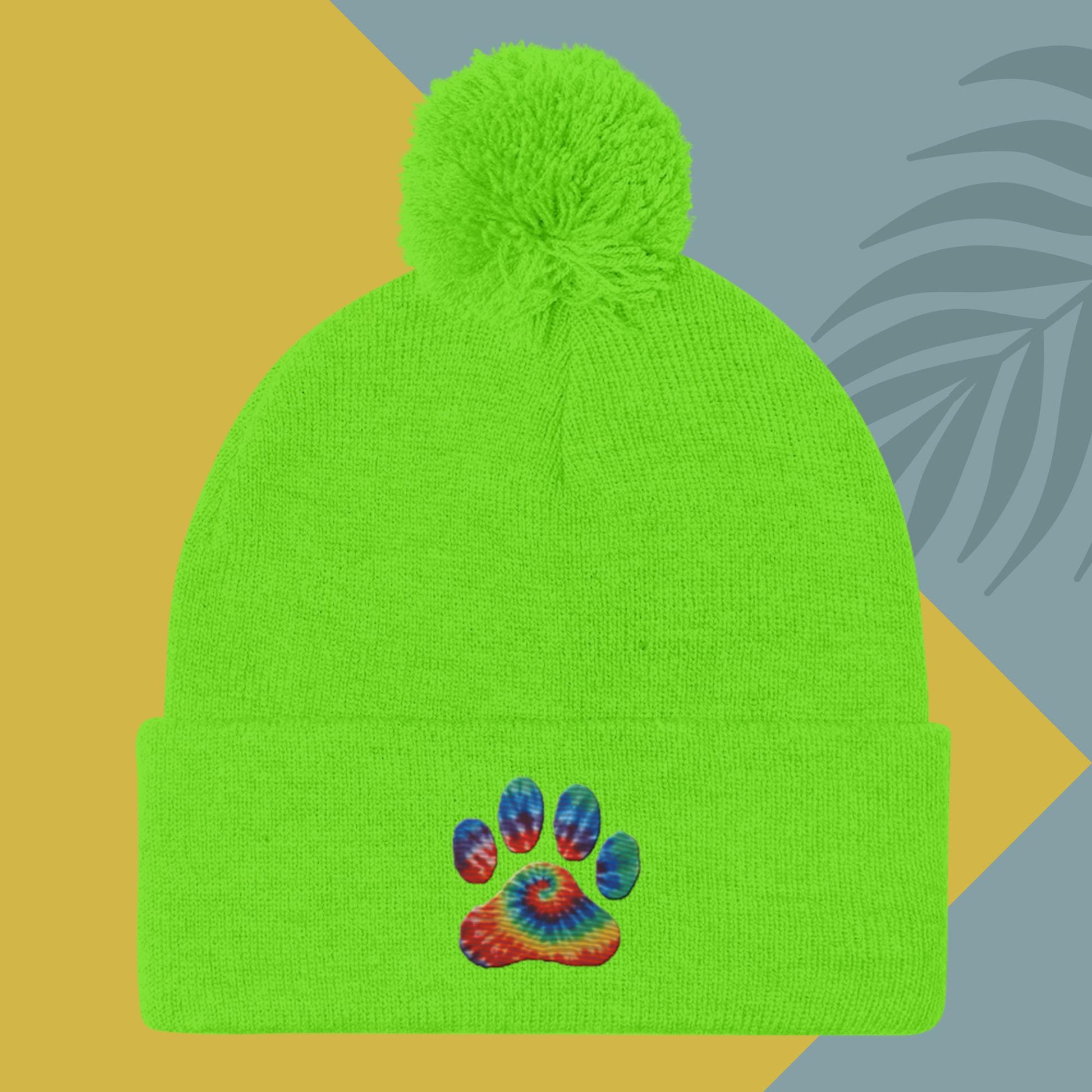 Pom - Pom Beanie - pawsTHRIVE Processing