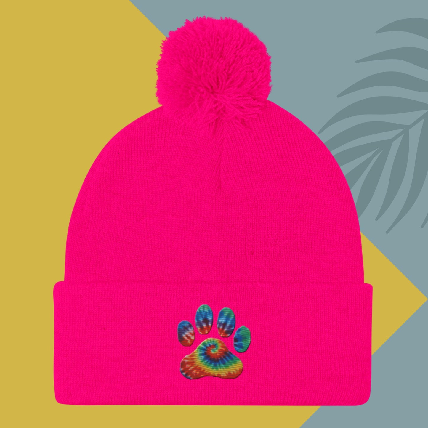 Pom - Pom Beanie - pawsTHRIVE Processing