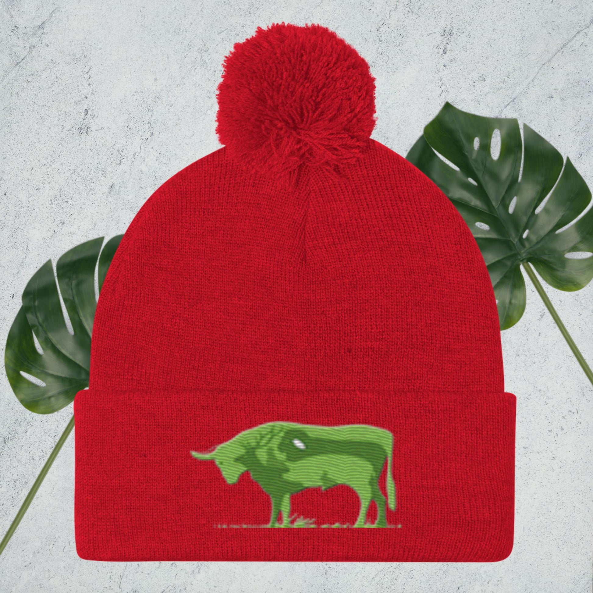 Pom - Pom Beanie - pawsTHRIVE Processing