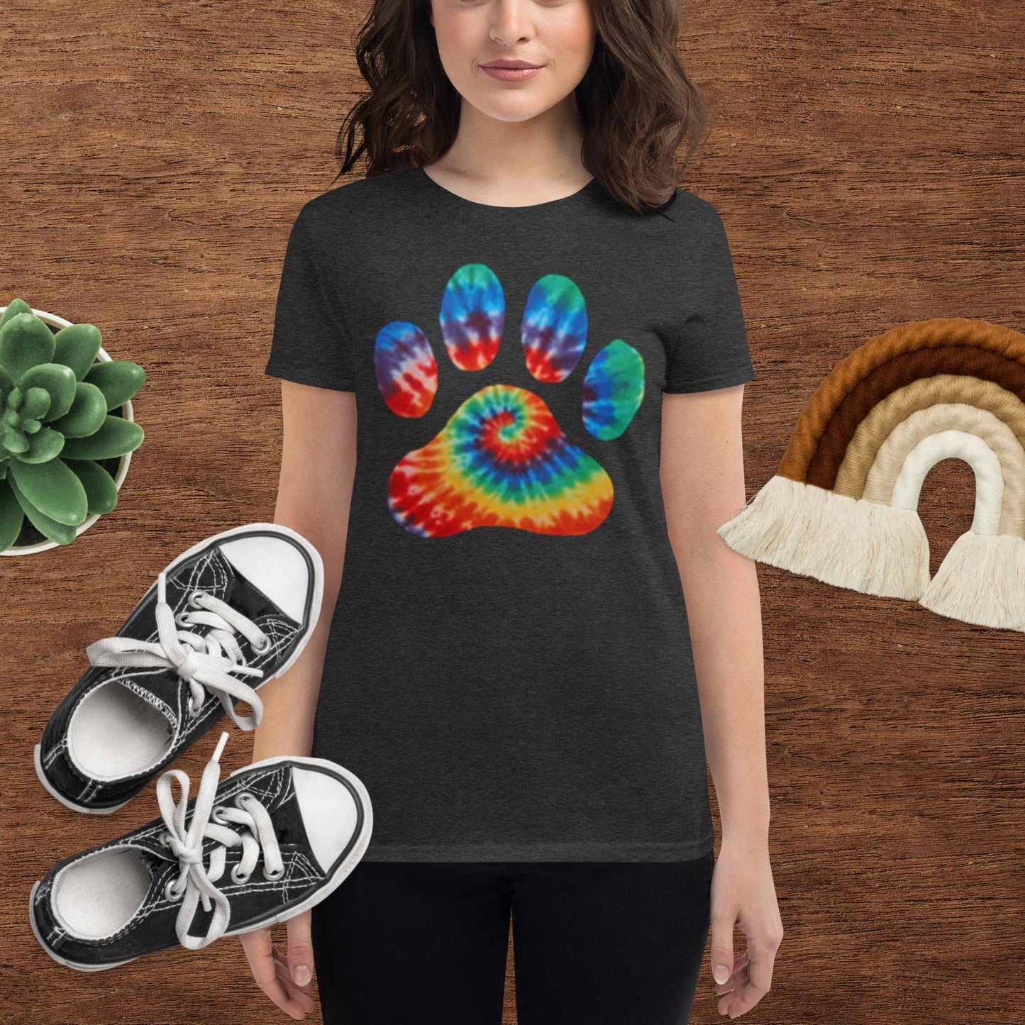 Women's short sleeve t-shirt - pawsTHRIVE Processing