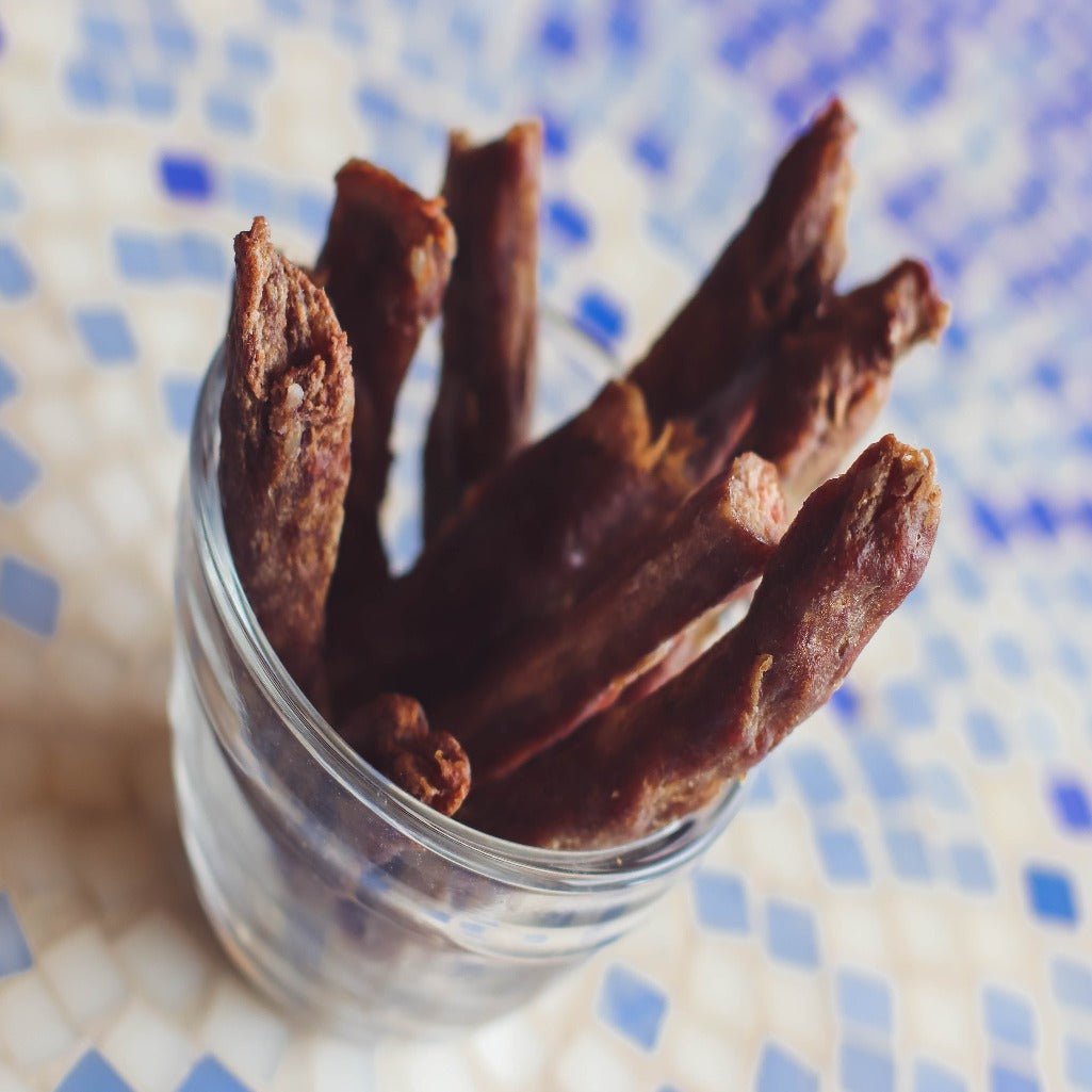 6 ounces Beef Sticks Medium Rare 2 - 3″ - pawsTHRIVE Processing