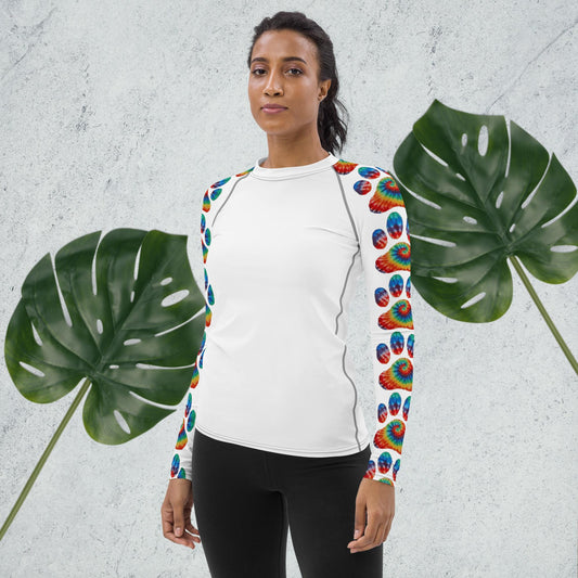 Women's Rash Guard - pawsTHRIVE Processing
