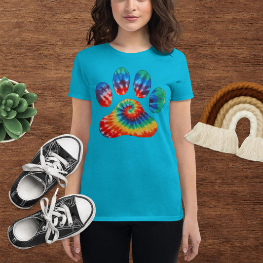 Women's short sleeve t-shirt - pawsTHRIVE Processing